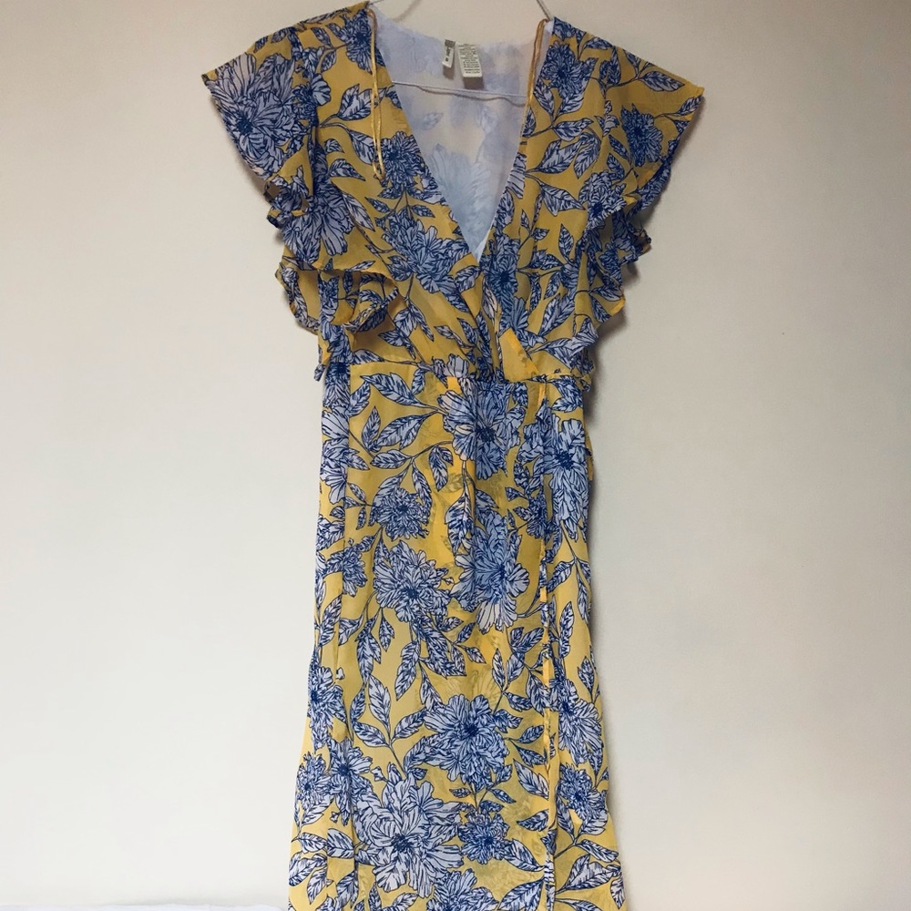Women’s wrap maxi dress from Japna.